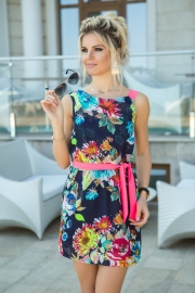 Сукня синя 7251