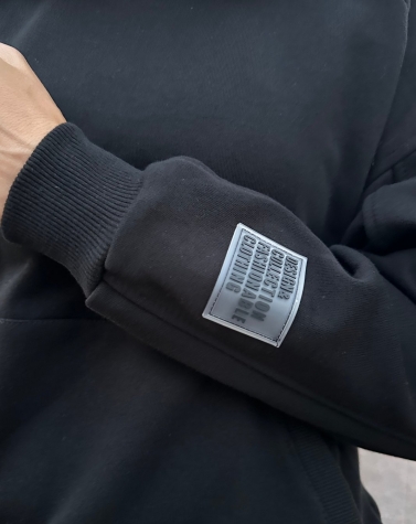 Стильний чорний костюм 6028